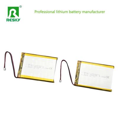 China Monitoring Lithium Polymer Battery Pack 103759 3.7V 2500mAh Power for sale