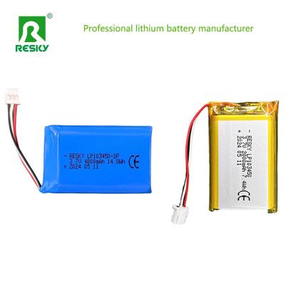 China 2s Lithium Polymer Battery Pack 103450 7.4v 2000mAh 14.8wh Li-ion Batteries for sale