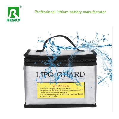 China RC Double Zipper Lipo Battery Safe Bag Fireproof Waterproof for sale