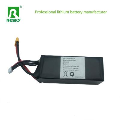 China RC Lipo Battery Pack 7.4V 11.1V 14.8V 22.2V 5000mAh 15c For RC Boat RC Drone for sale