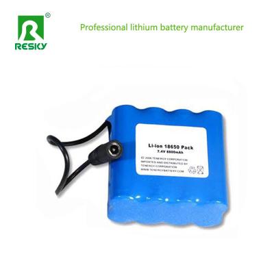 China Emergency Light Li-ion Battery Pack 18650 4s2p 14.8V 4400mAh for sale