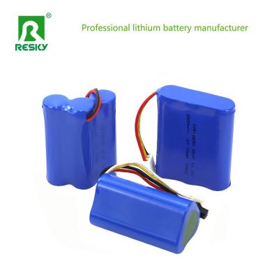 China 1s3p Li-ion Battery Pack 3.7V 7800mAh 18650 Lithium Ion Bike Light Batteries for sale