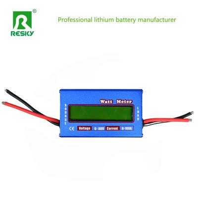 Chine Compteur de puissance en courant continu de 60 V Accessoires RC 100 A Wattmètre numérique Pour la batterie au lithium RC à vendre