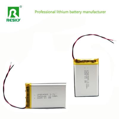 China 3.7V 3400mAh Lithium Polymer Battery Pack 854565 Lipo Battery For Walkie-Talkie for sale