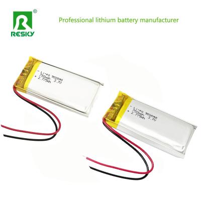 China GPS Lithium Polymer Battery Pack 902040 700mAh 750mAh 3.7V 7.4V Lipo Batteries for sale