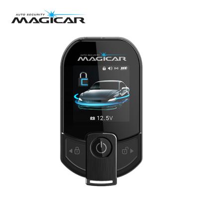 China M600AS Car Magicar Remote Alarm Security System Car Starter Two Way LCD Display Remote Starter for sale