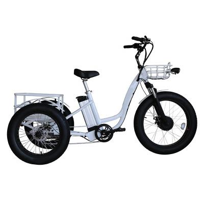 China Wholesale best selling 3 wheel electric cargo bike off road with basket for delivery for sale