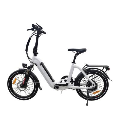 China Hot selling mini 16 inch 20 inch folding 48v 36v 500w hub motor electric city bike lady electric bicycle for sale for sale