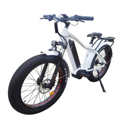 China High quality 26 inch mountain 1000w mid drive ebike with full suspension fat tire electric bike China supplier en venta