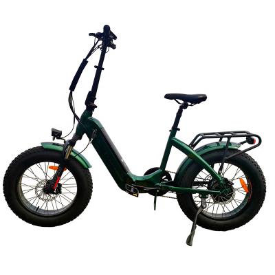 China Lantu Ebike folding fat tire step through electric bicycle Europe for sale for sale