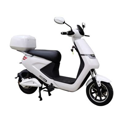 China White vintage pedal assisted escooter 500w 48v with suspension for commuting for sale