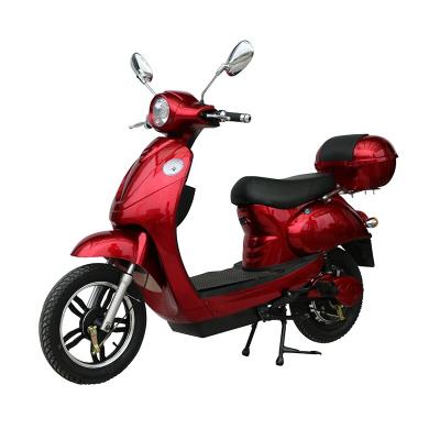 China Red classic pedal electric scooter 500w motor dual disc brake with reflector à venda