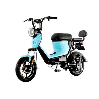 China Blue cool design pedal electric scooter drum type brake for adults for sale