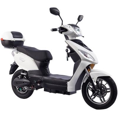 Cina good quality double battery cheap 2 wheel pedal electric moped scooter with two seats for adults in vendita