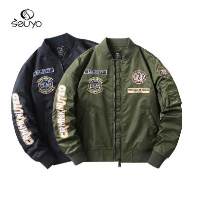 China Bomber Jacket 2021 New Style Pilot Tanks Man Jacket Black Air Force One Ma1 Military Breathable Tactical Jackets for sale