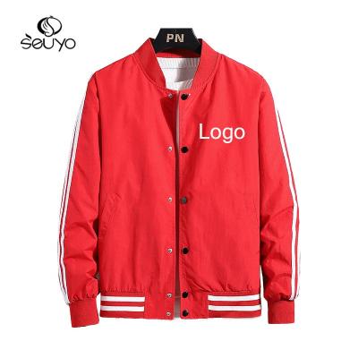 China Seuyo Custom Men's Breathable Baseball Jackets Couples Unisex Casual Wear Varsity Jackets for sale