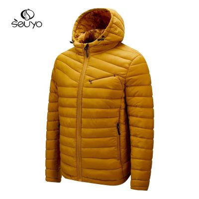 China Seuyo Breathable Winter Stripper Jacket Men Ultra Light And Warm Fashionable Outdoor Clothing for sale