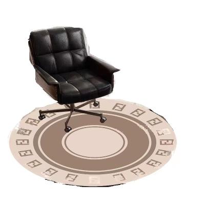 China Classic Style Carpet Cushioned Computer Desk Cover Study Chair Mat For Kids Can Be Size Customized Mat for sale