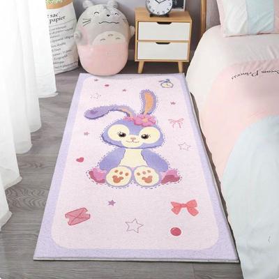 China Handsome Bedroom Carpet Cartoon Washing Machine Bedside Cushioned Carpet Floor Mat Kids Room Crawling Mat for sale