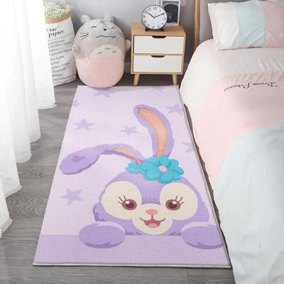 China Cute Animals Soft Kids Room Cushioned Children's Room Blanket Printing Crawling Blanket for sale