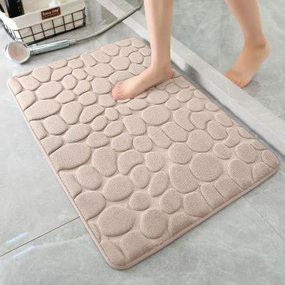 China Non-slip Soft Absorbent Bath Mat Memory Foam Bath Mat Mat Non-Slip Cover for sale