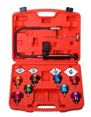 China Auto Cooling System Repair Tools And Storages 14 PCS Auto Radiator And Pressure Tester for sale