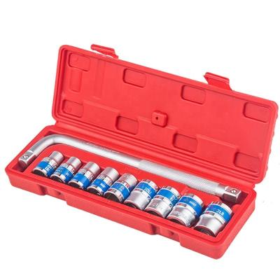 China 10 Pcs Auto Repair Socket Set DIY Tools For Car Repair for sale