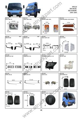 China ISUZU NPR120 Truck Spare Parts accesories body parts for sale