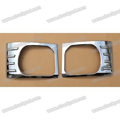 China Chrome Head Lamp Case For ISUZU NPR 150 NQR 175 NMR 130 NLR 130 Truck Spare Body Parts for sale