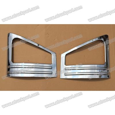 China Chrome Corner Lamp Case For ISUZU NPR 150 NQR 175 NMR 130 NLR 130 Truck Spare Body Parts for sale