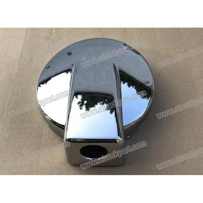 China Chrome Mirror Cover 17cm*14.5cm circle orifice For ISUZU NRP94/NPR09 Truck Parts for sale