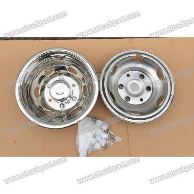 China Chrome Wheel Cover 16inch 6holes PCD165.1mm For HINO ISUZU FUSO NISSAN UD Truck for sale