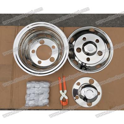 China Chrome Wheel Cover 16inch 5holes PCD205mm For HINO ISUZU FUSO NISSAN UD Truck for sale