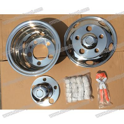 China Chrome Wheel Cover 16inch 5holes PCD207mm For HINO ISUZU FUSO NISSAN UD Truck for sale