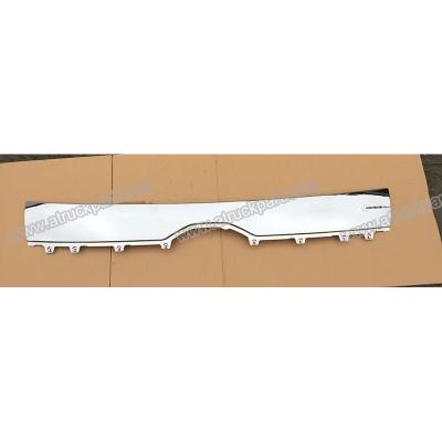 China Chrome Front Panel Upper Garnish for Hino Victor 500 Truck Spare Body parts for sale