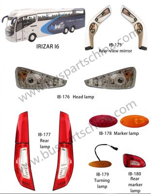 China IRIZAR Bus Spare Parts Headlamp Taillamp Sidelamp Marker Lamp Rearview Mirror Fog Lamp Brake Lamp for sale