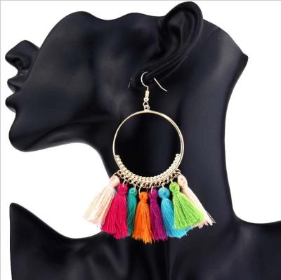 China BOHEMIA tassel earrings fashion and large creative accessories earrings supplies tassel bohemian earrings for sale