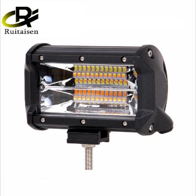 China Univeral Automobiles Ruitaisen 5 Inch LED Work Light Truck Traffic Light 72W Turn Signal Light For Off Road Car Jeep ATV Truck for sale