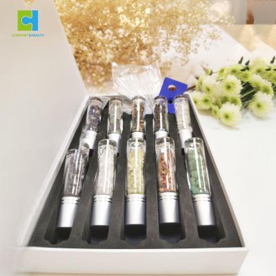 China Hot Selling Customized Personal Care Original Christmas Gift Set Natural Crystal Infused Roller Bottle for sale