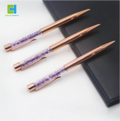 China 2021 Promotional Pen Logo Healing Crystal Natural Gemstone Custom Made High Quality Eco-friendly Crystal Pen for sale