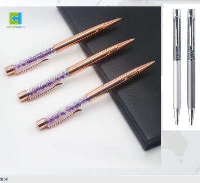 China Promotional Logo Healing Crystal Natural Gemstone Custom Made Crystal Pen Wholesale Hot Sale High Quality for sale