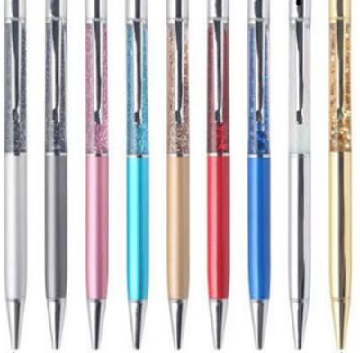 China Pen Hot Sale New Style Promotional Logo Healing Crystal Natural Gemstone Custom Made Luxury Crystal Pen for sale