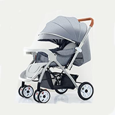 China Gray Steel Pipe Chinese Factory Baby Stroller Wheel Wholesale Luxury Four Wheel Rubber Baby Stroller for sale