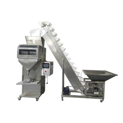 China High Yield 1-10 Kg Granules Semi-automatic Pet Food Rice Sugar Filling Machine 2 Head Linear Weigh Filling Machine for sale