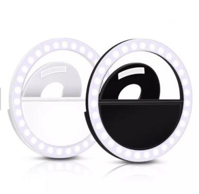 China Mini Portable Beauty Small Ring Light Led Lamp, 3.2 Inch Mini Led Ring Fill Light Phone Makeup Clip For Mobile for sale