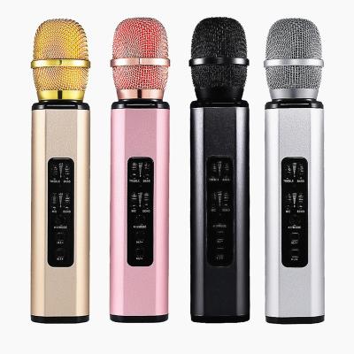 China Wireless Handheld Speaker Mic Karaoke K6 Handheld High Quality Microphone Microphone Microphone for sale