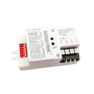 China Control Lux Off Occupancy Motion Sensor Switch 5.8GHz Microwave Motion Sensor Ignition for sale