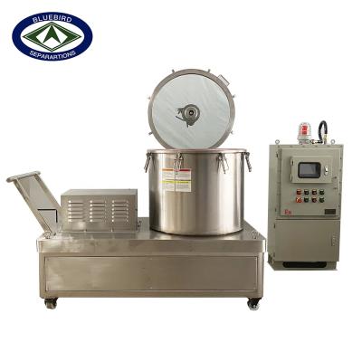 China Factory Vertical Solid-Liquid Insulation Basket Distillation Hemp CBD Oil Separator Hemp Centrifuge Extractor for sale