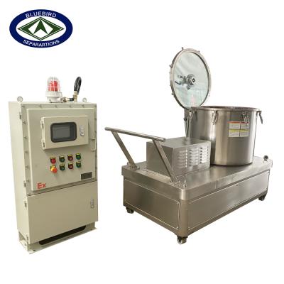 China EEC Series SS304/316L Separation Coated Centrifuge Low Temperature Liquid Solid Hemp Oil Extraction For Dry CBD Oil Extraction Hemp Biomass for sale