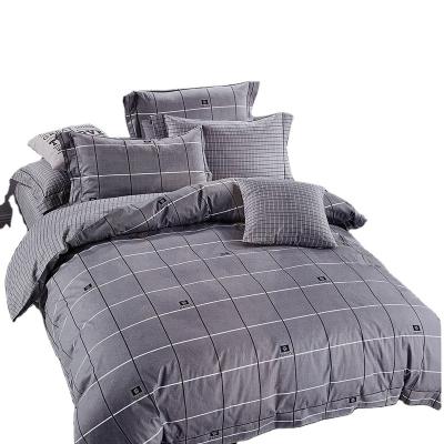 China Portable Luxury 3pcs Teenage Kids Bedding Sets, 100% Cotton, Plaid Style for sale